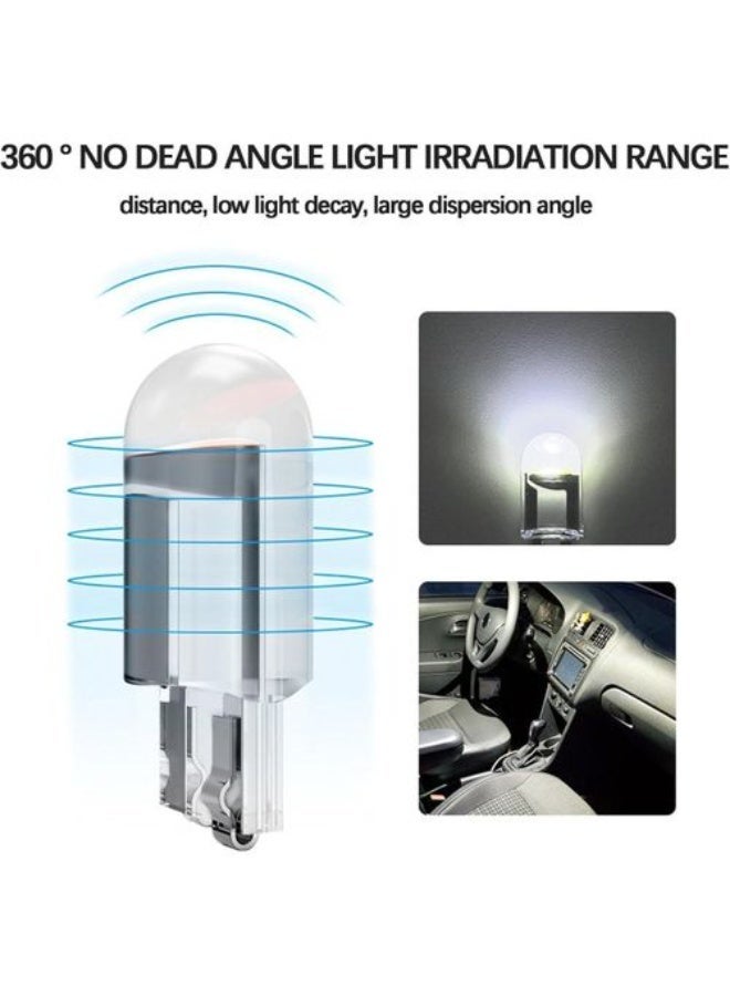 5W LED Parking Light, 2 PCs, Universal Glass Enclosed, Super Bright, for Car, Bike, Motorcycle (White) - Image 2
